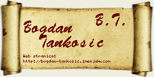 Bogdan Tankosić vizit kartica